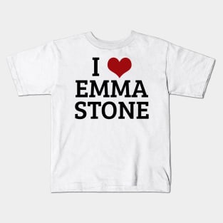 I Heart Emma Stone Kids T-Shirt